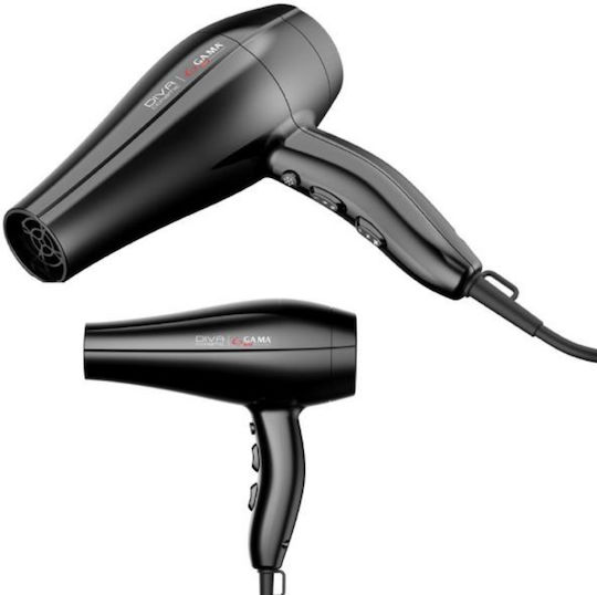GA.MA Diva Ceramic 3D Therapy Ionic Professional Hair Dryer with Diffuser 2300W