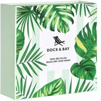 Dock & Bay Quick Dry Hair Wrap Microfiber Towel in Case 63x29cm