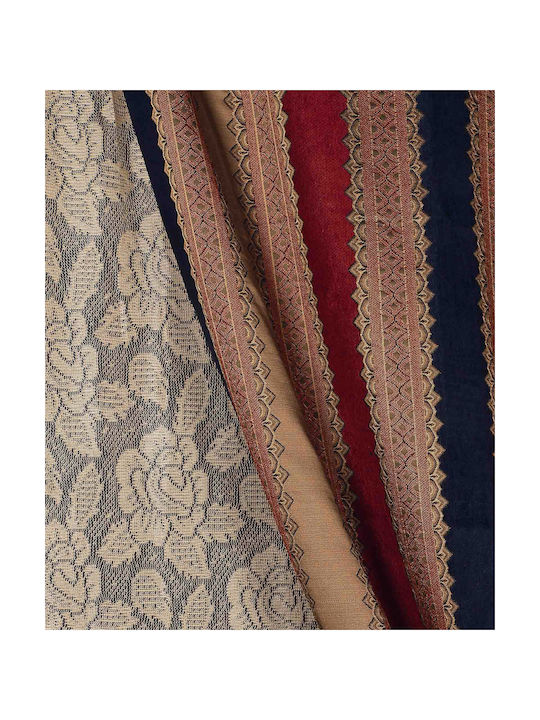 Silk Fashion Κουρτίνα με Τούνελ Efterpi Μπλε 150x280εκ.