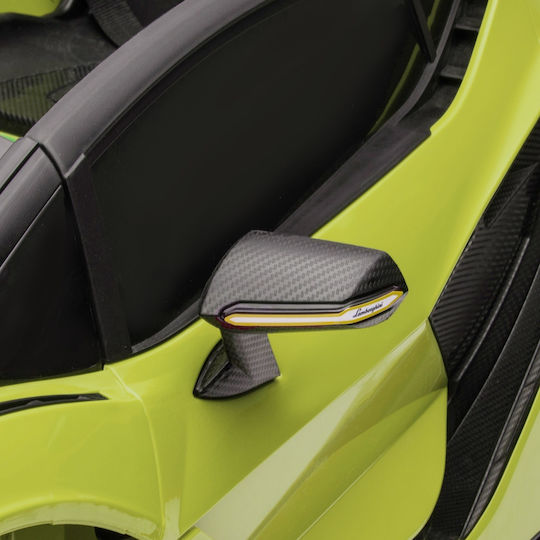 Lamborghini Едноместна с Дистанционно Управление Лицензиран 12 Волта Зеленa