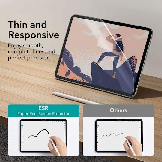 ESR Paper Feel Мат Защитен екран (Apple iPad 10.9" 2022 (10-то поколение) / 11" 2025 (11-то поколение))