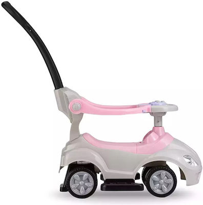 Lolo Baby Walker Car Ride On with Handlebar for 24++ Months Pink