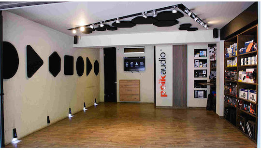 Audiodesigner Ecoplan Rechteck ECOPLAN-RC-4/12-Weiß Audio-Behandlungsmaterial Panel (4 Stück) in Gerade Design 40cm x 120cm in Weißer Farbe