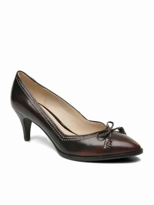 Clarks Ancient Bombay Pointed Toe Heel Burgundy