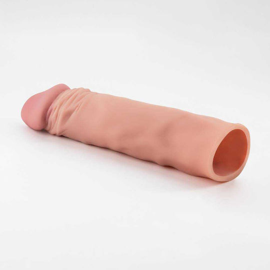 Crushious The Macho Penis Extension Penis Sleeve Flesh 18.5cm