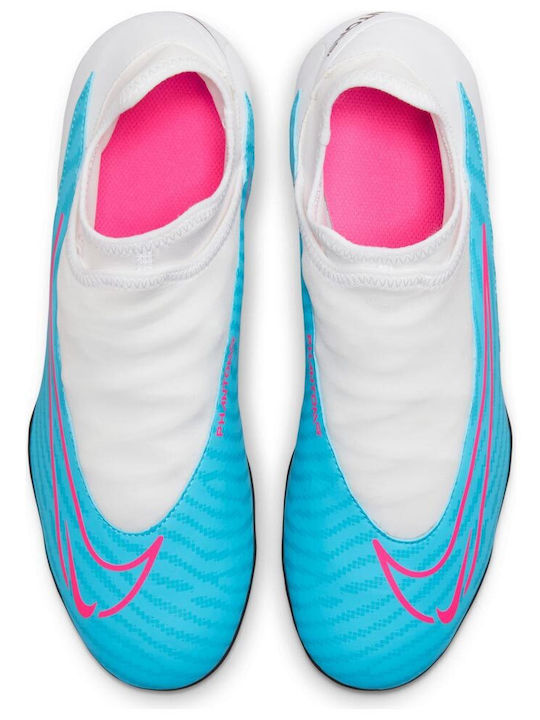 Nike Phantom GX Club DF Football Shoes with Cleats Baltic Blue / White / Laser Blue / Pink Blast