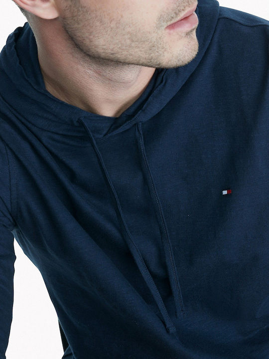 Tommy Hilfiger Herren Sweatshirt mit Kapuze Marineblau