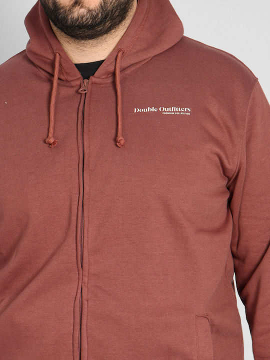 14190-22  Sweatshirt mit Kapuze Braun
