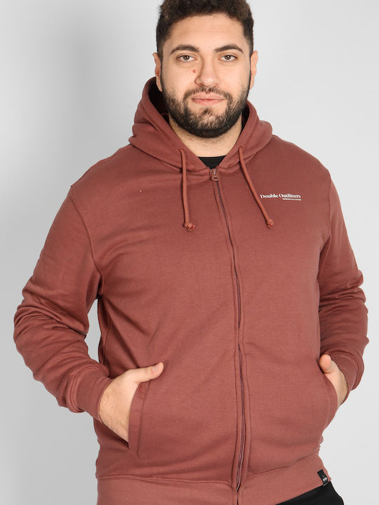 14190-22  Sweatshirt mit Kapuze Braun