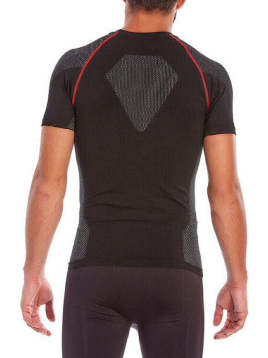 Admiral Unisex Ανδρική Ισοθερμική Κοντομάνικη Μπλούζα Μαύρη