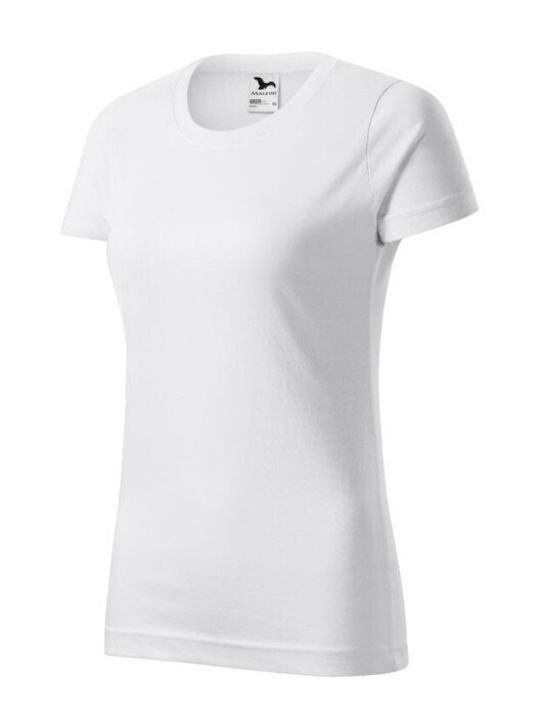 Adler MLI-13400 Women's Short Sleeve Promotional T-Shirt White