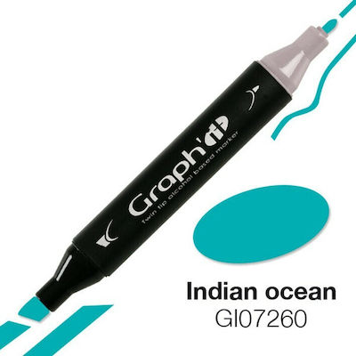 Graph' it 7260 Zeichenmarker Indian Ocean