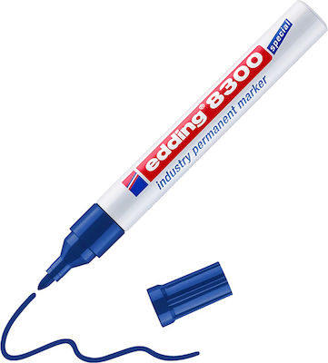 Edding 8300 Permanent Marker Blau 4-8300003