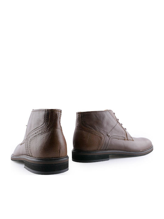 Leather Brown Men's Boots
