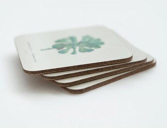 Grupo Erik Botanical Cacti by Kokonote Σουβέρ από Φελλό Πολύχρωμο 9x9cm 4τμχ Grupo Erik Botanical Cacti by Kokonote Σουβέρ από Φελλό Πολύχρωμο 9x9cm 4τμχ