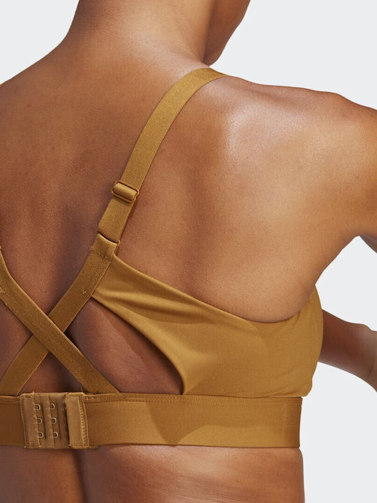 Tailored Impact Brown Athletic Bra
