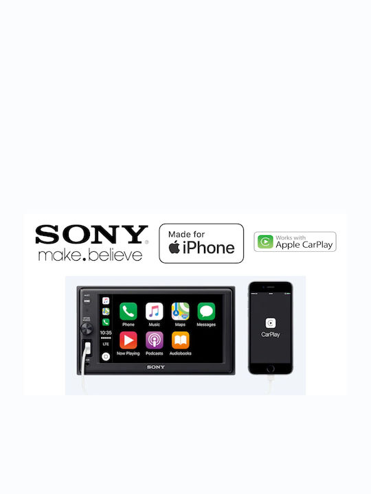 Sony Sistem Audio Auto 2DIN (Bluetooth/USB) cu Ecran Tactil 6.4"