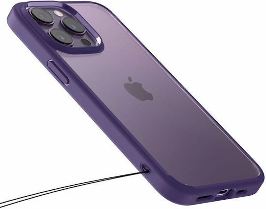 Spigen Ultra Hybrid Back Cover Plastic 2mm Deep Purple (iPhone 14 Pro Max)