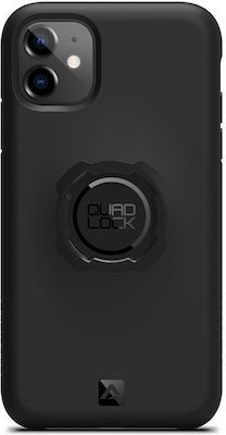 Quad Lock Plastic Back Cover Black (iPhone 11)