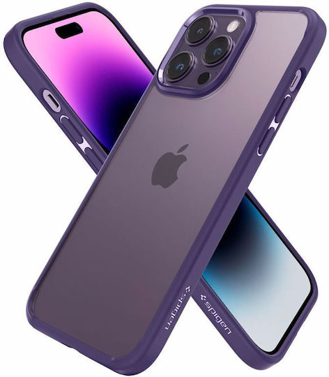 Spigen Ultra Hybrid Back Cover Plastic 2mm Deep Purple (iPhone 14 Pro Max)