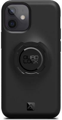 Quad Lock Plastic Back Cover Durable Black (iPhone 12 mini)