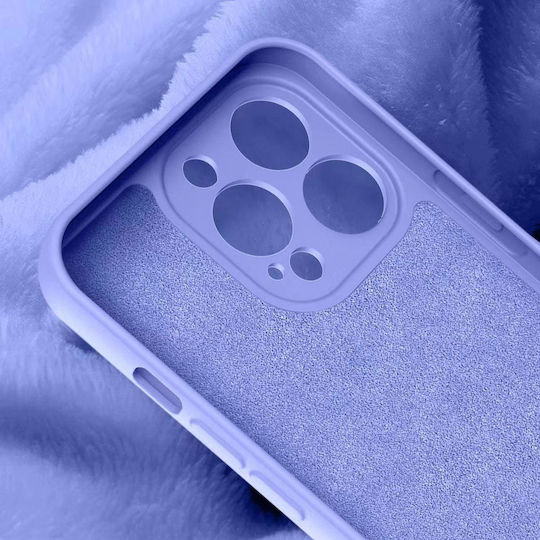 Hurtel Umschlag Rückseite Silikon 2mm Lila (iPhone 14 Plus)