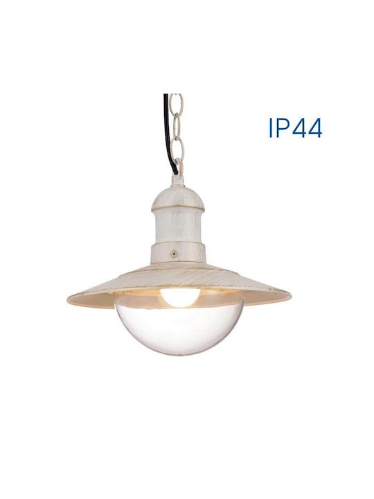 Vivalux Riviera Outdoor Hanging Ceiling Light E27 in White Color VIV004368