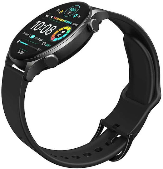 Haylou RT3 Solar Plus Smartwatch με Παλμογράφο (Μαύρο)