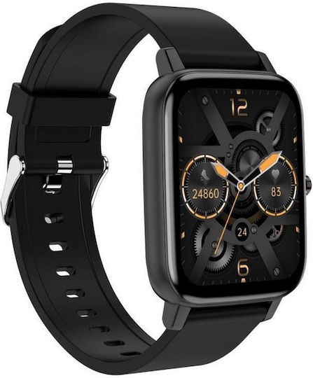 XO H80(s) Smartwatch with Heart Rate Monitor (Black)
