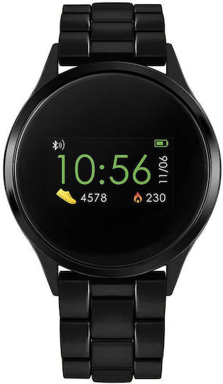 Reflex Active Series 04 38мм Смартчасовник с Пулсомер (Black Bracelet)