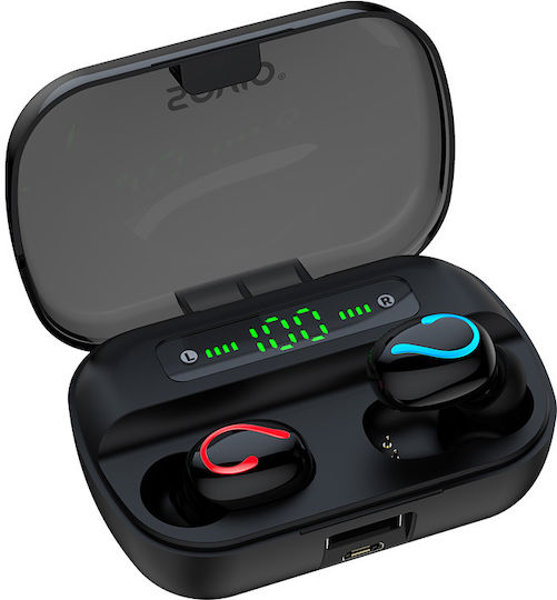 Savio TWS-06 In-Ear Bluetooth-Freisprecheinrichtung Kopfhörer mit Ladeetui Schwarz