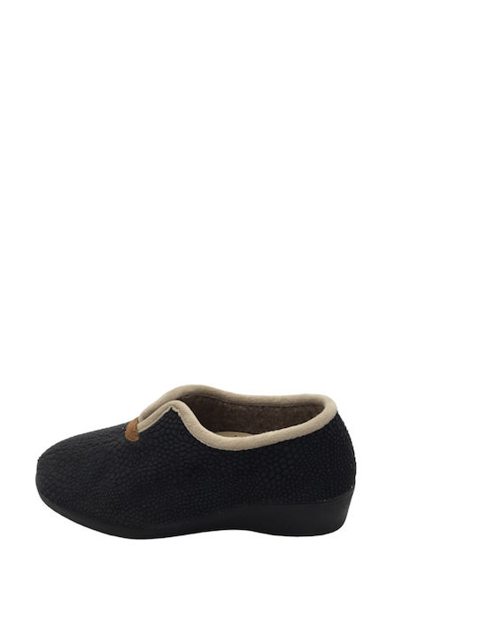 Slippers women's closed winter slippers Mini Max 750-Black