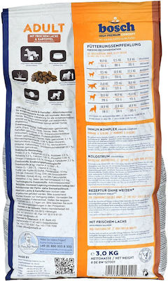 Bosch Petfood Concepts Adult 3kg Dry Food Grain Free for Adult Dogs with Potatoes and Salmon