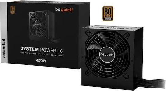 Be Quiet System Power 10 450W Negru Sursă de Alimentare Calculator Complet cu fir 80 Plus Bronze