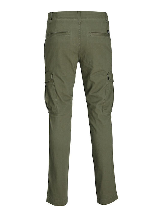 Marco Παντελόνι Cargo Ελαστικό σε Slim Εφαρμογή Deep Lichen Green