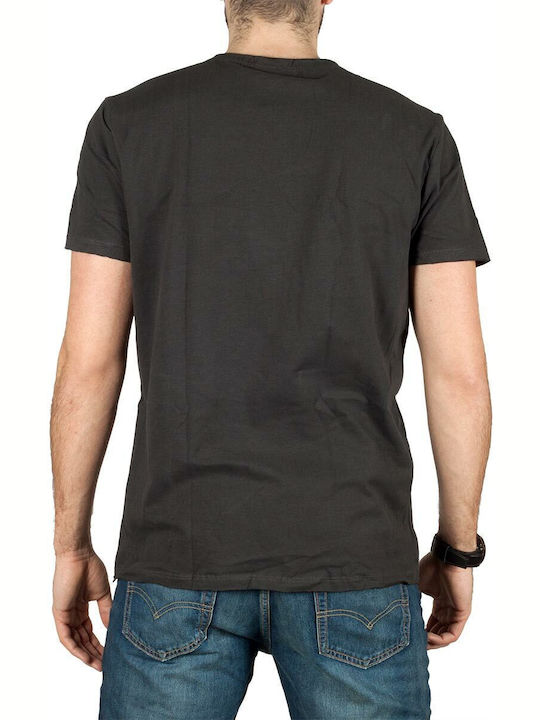 Amplified USA Tour 77 T-shirt Led Zeppelin Γκρι Βαμβακερό Ανθρακί