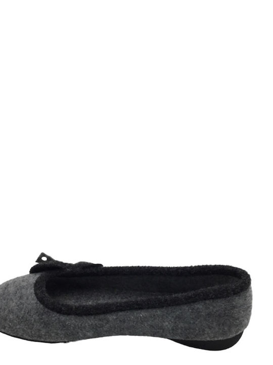 Adam's Shoes Closed-Back Women's Slippers In Gray Colour