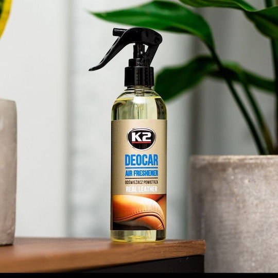 K2 Car Air Freshener Spray Deocar Real Leather 250ml