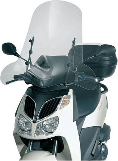 Givi Motorcycle Windshield & Windscreen Transparent Visor for Aprilia Sportcity 250 for Piaggio Beverly 125 105A