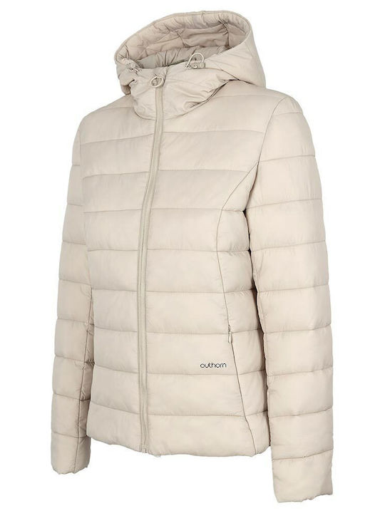 Outhorn Kurz Damen Puffer Jacke für Winter Weiß