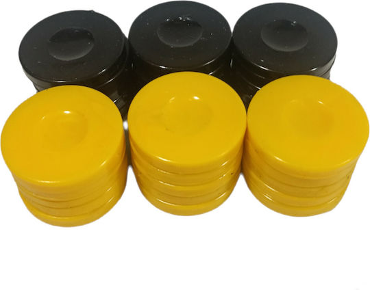 Argy Toys Checkers for Backgammon 30pcs