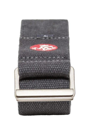 Manduka Align Strap Centura Yoga 304cm x 4.5cm - 304cm x 4.5cm în culoarea Gri