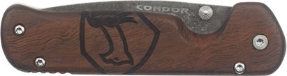 Condor Tool & Knives Krakatoa Pocket Knife Brown in Sheath