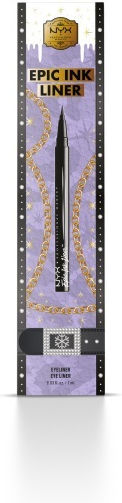 NYX Professional Makeup Epic Ink Liner Xmas 2022 Водоустойчив Химикал Очни Линии 01 Черен 1мл
