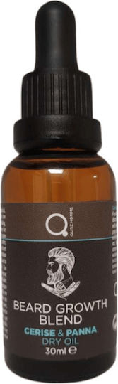 Qure Bread Growth Blend με Cerise & Panna Dry Oil 30ml Barber & Χτένα Σχηματισμού Γενειάδας 30ml