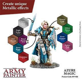The Army Painter Metallics Χρώμα Μοντελισμού Azure Magic 18ml