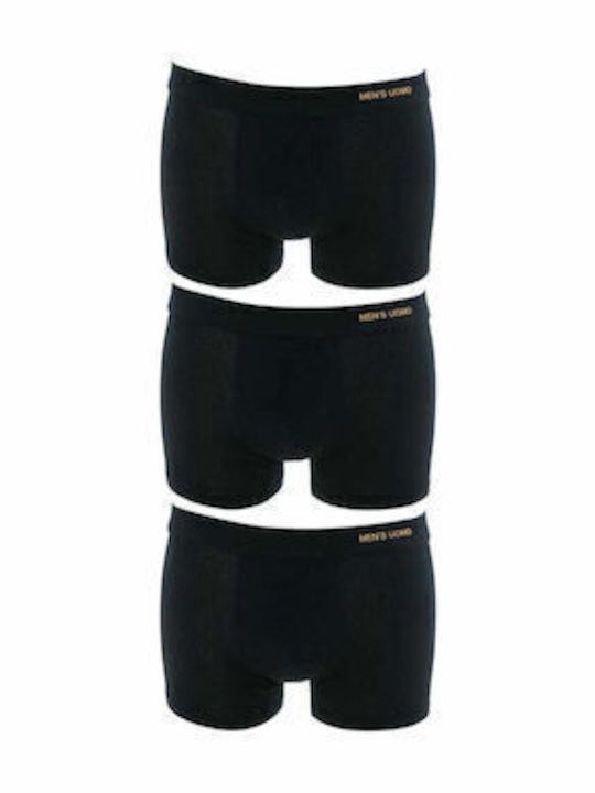 Uomo Men's Boxers Black 3Pack