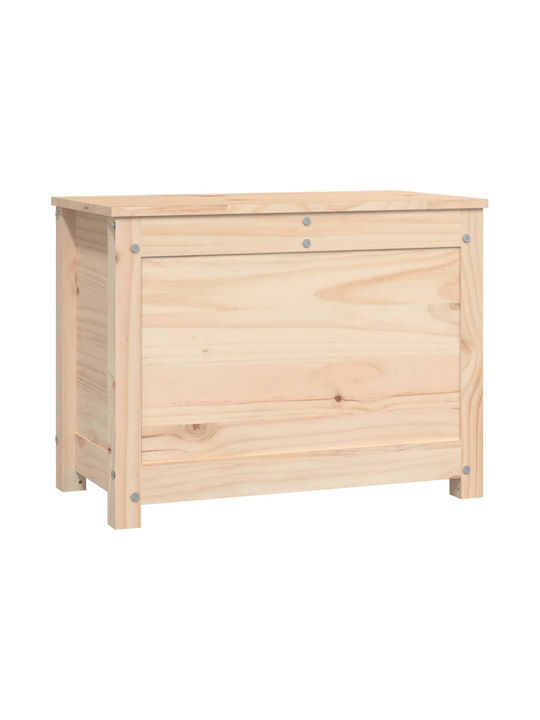 vidaXL Wooden Decorative Trunk Brown 60x32x45.5cm