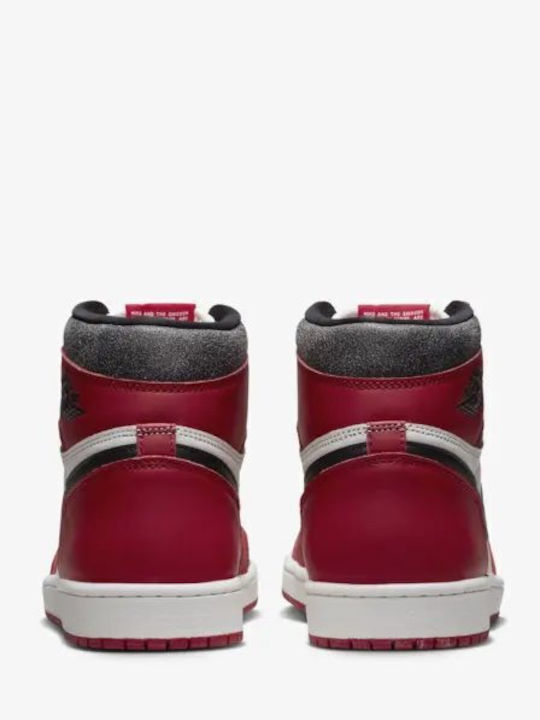 Air  1 Retro High OG Herren Stiefel Varsity Red / Black / Sail / Muslin