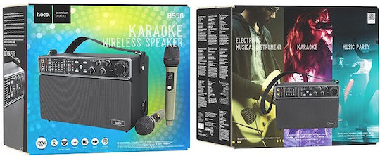 Hoco Ηχείο Karaoke με Ασύρματα Μικρόφωνα BS50 Chanter Μαύρο